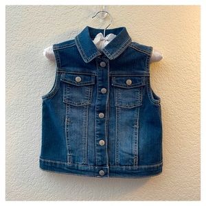 Little girls jean vest.